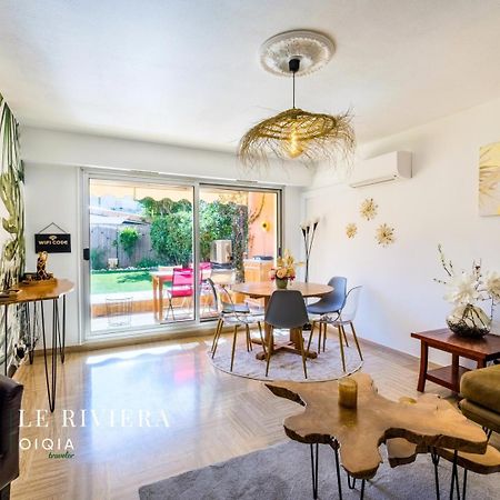 Ferienwohnung Le Riviera ~ Jardin ~ Parking ~ Climatisation Cagnes-sur-Mer Exterior foto