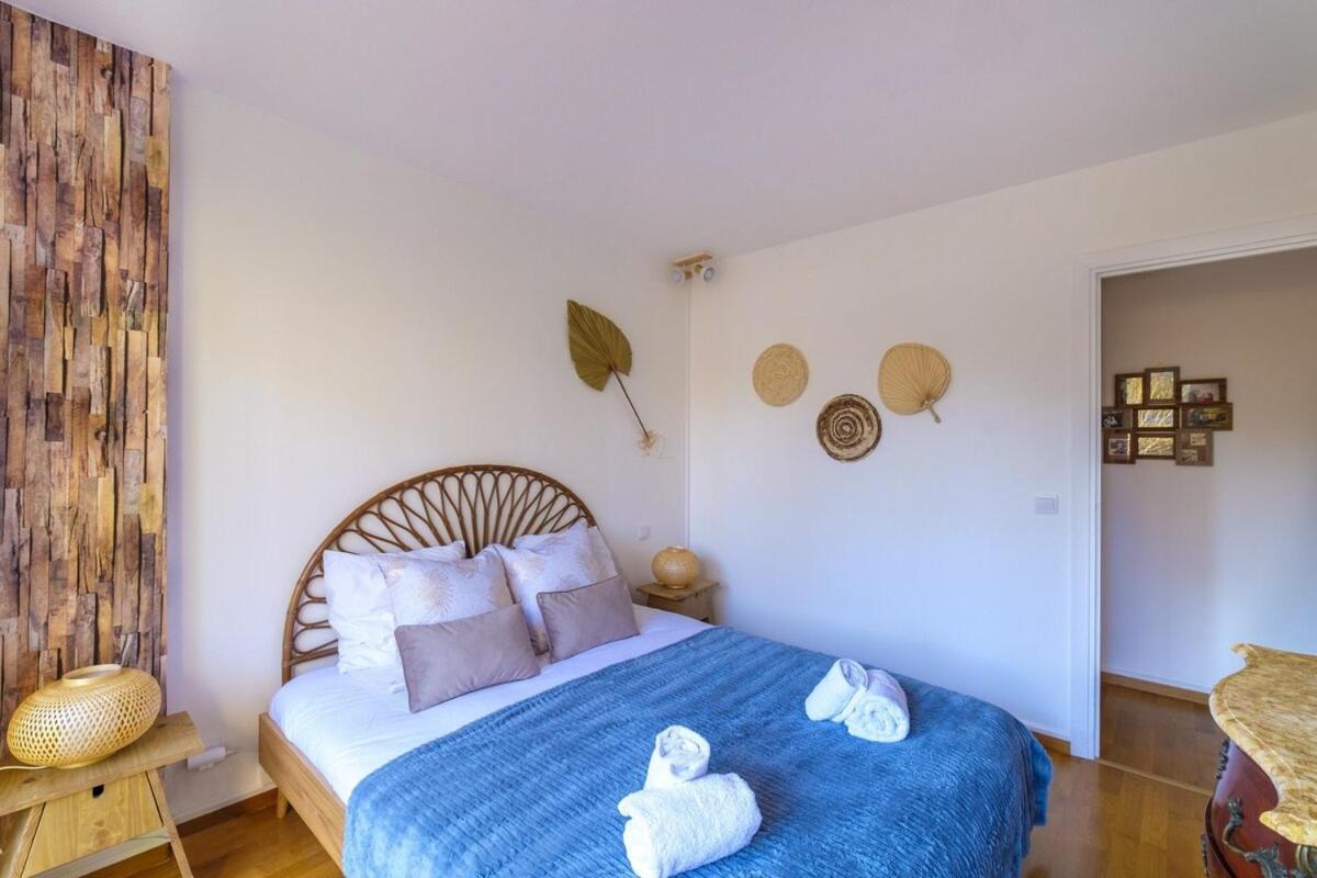 Ferienwohnung Le Riviera ~ Jardin ~ Parking ~ Climatisation Cagnes-sur-Mer Exterior foto