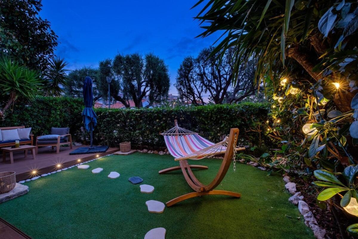 Ferienwohnung Le Riviera ~ Jardin ~ Parking ~ Climatisation Cagnes-sur-Mer Exterior foto