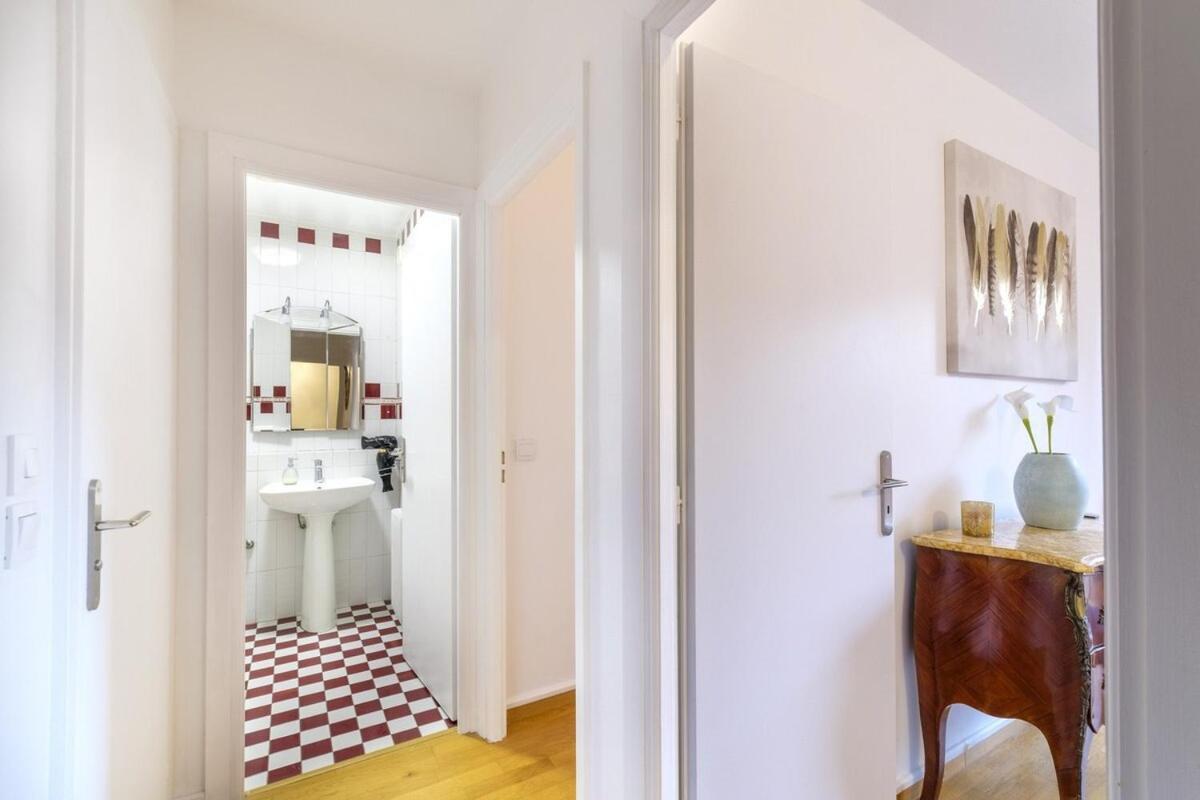 Ferienwohnung Le Riviera ~ Jardin ~ Parking ~ Climatisation Cagnes-sur-Mer Exterior foto