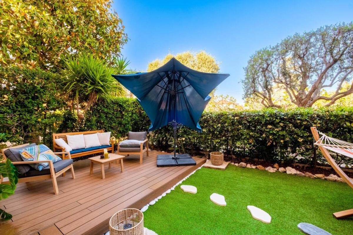 Ferienwohnung Le Riviera ~ Jardin ~ Parking ~ Climatisation Cagnes-sur-Mer Exterior foto